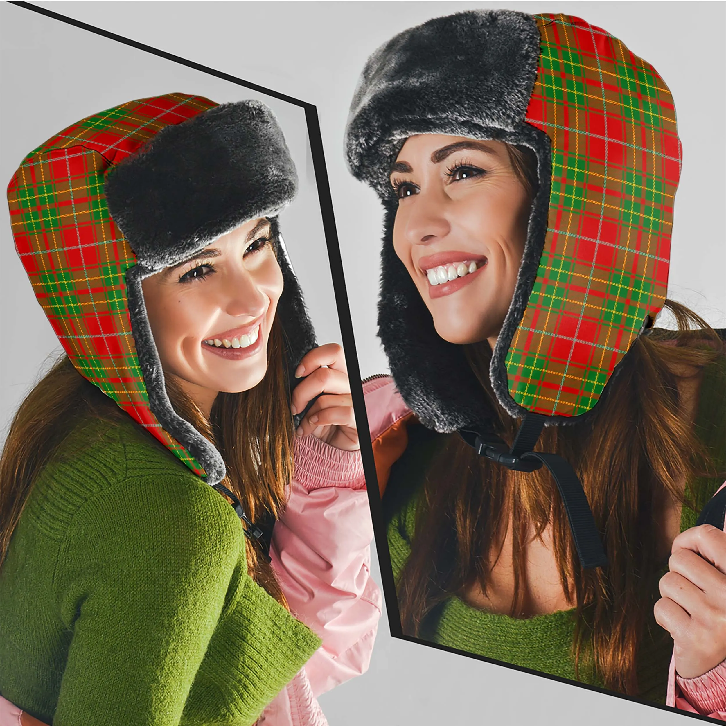 Burnett Tartan Winter Trapper Hat