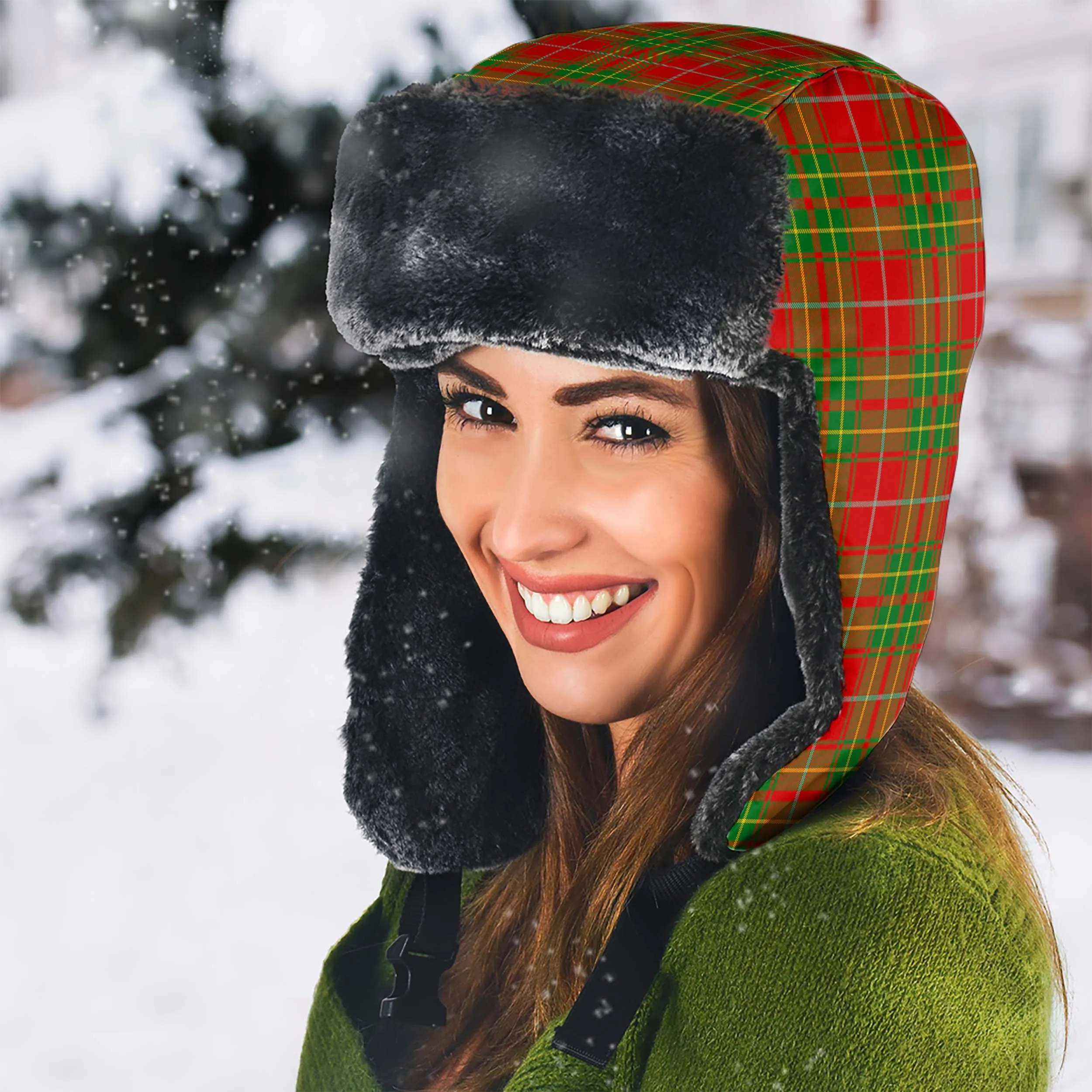 Burnett Tartan Winter Trapper Hat