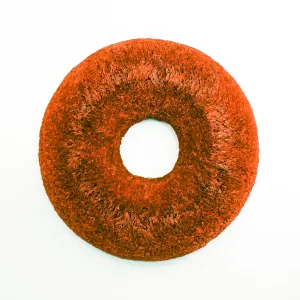 Burnt-Orange Coffee Filter Wreath