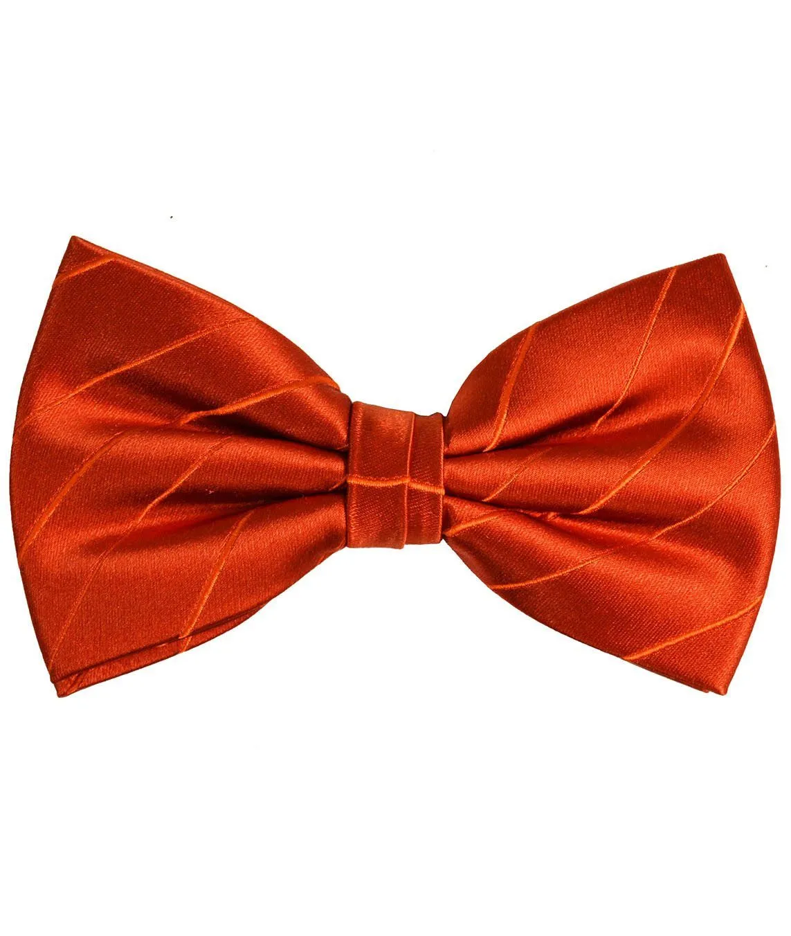 Burnt Orange Silk Bow Tie