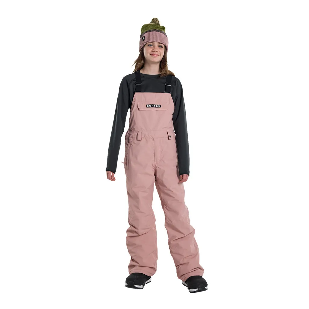 Burton 2024 Kids Skylar Bib Pant - Powder Blush