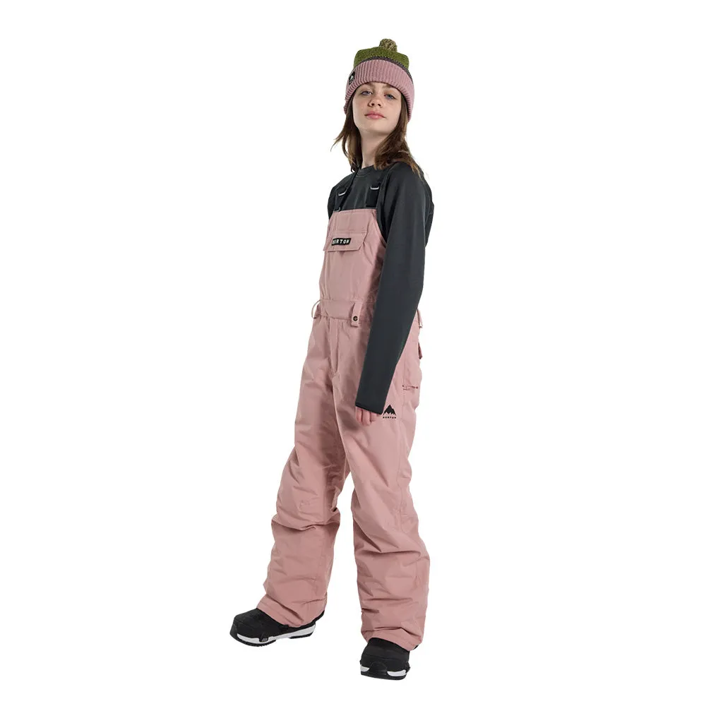 Burton 2024 Kids Skylar Bib Pant - Powder Blush