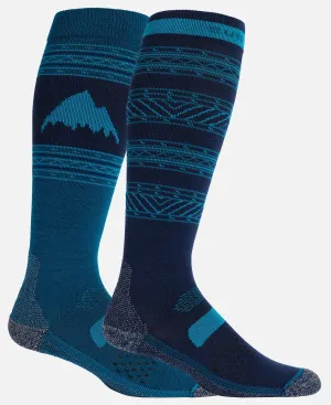 Burton Performance Lightweight Two Pack Socks Mens Lyons Blue