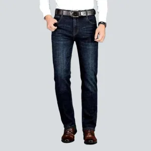 Business casual dark men's jeans