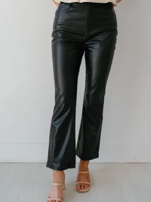 Business Chic Flare Cropped Pants