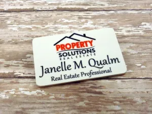 Business Logo Name Badge