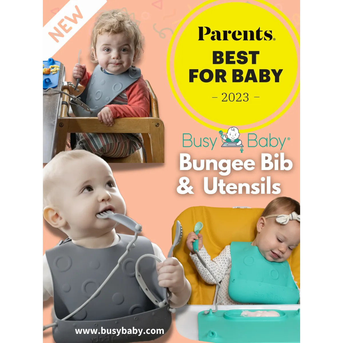 Busy Baby Bungee Bib