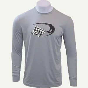 Butter T LS AO Racing - Grey Heather