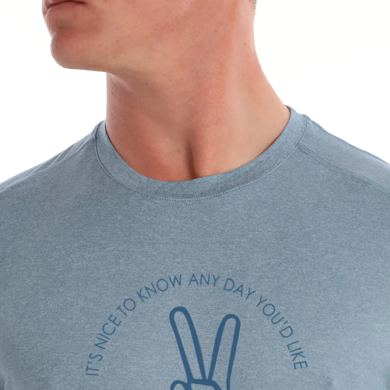 Butter T Peace - Blue Fog Heather