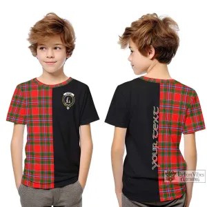 Butter Tartan Kid T-Shirt with Family Crest and Half Of Me Style