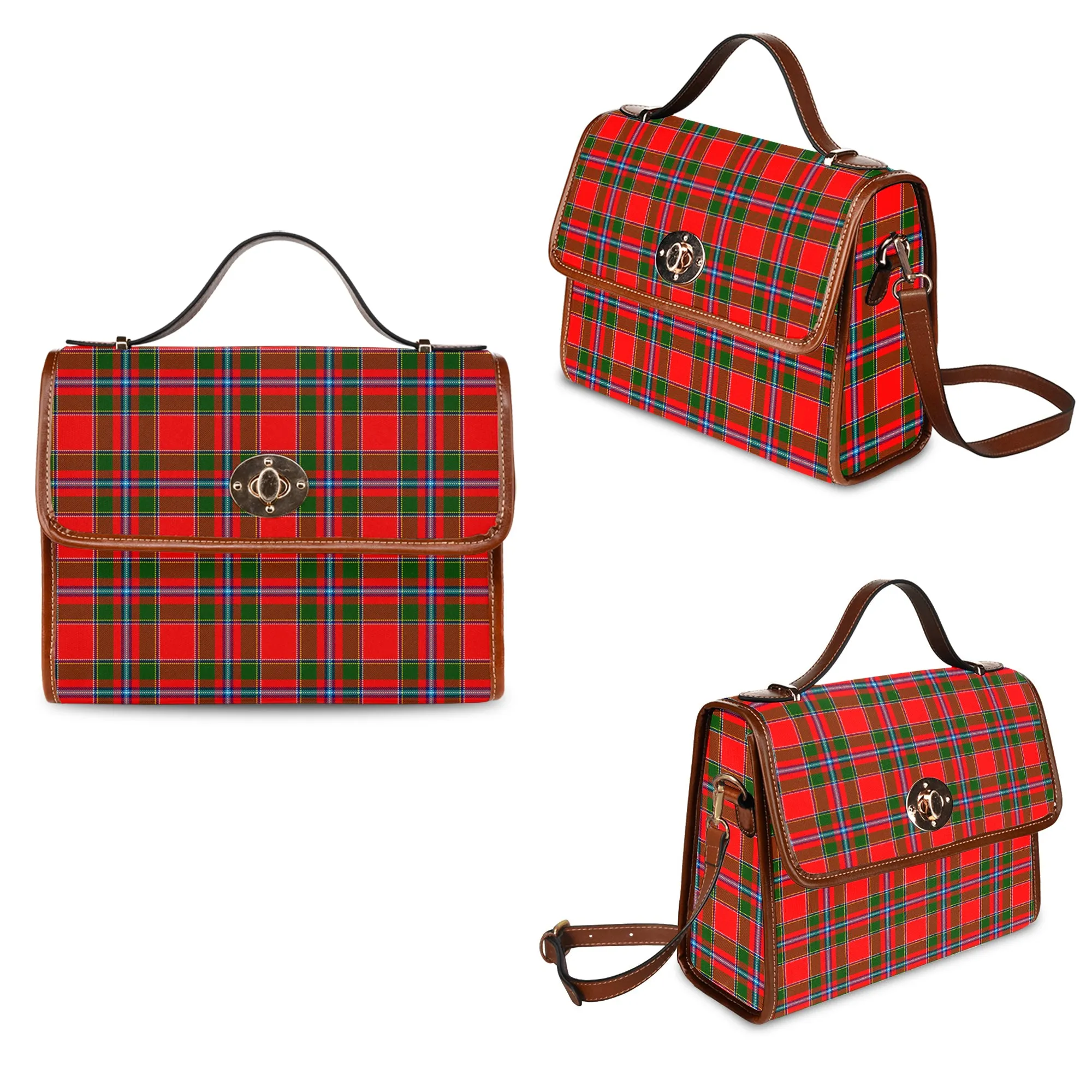 Butter Tartan Waterproof Canvas Bag