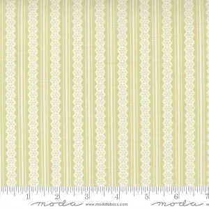 Buttercup and Slate - 529157-15 - Sprig - Lacey Stripe