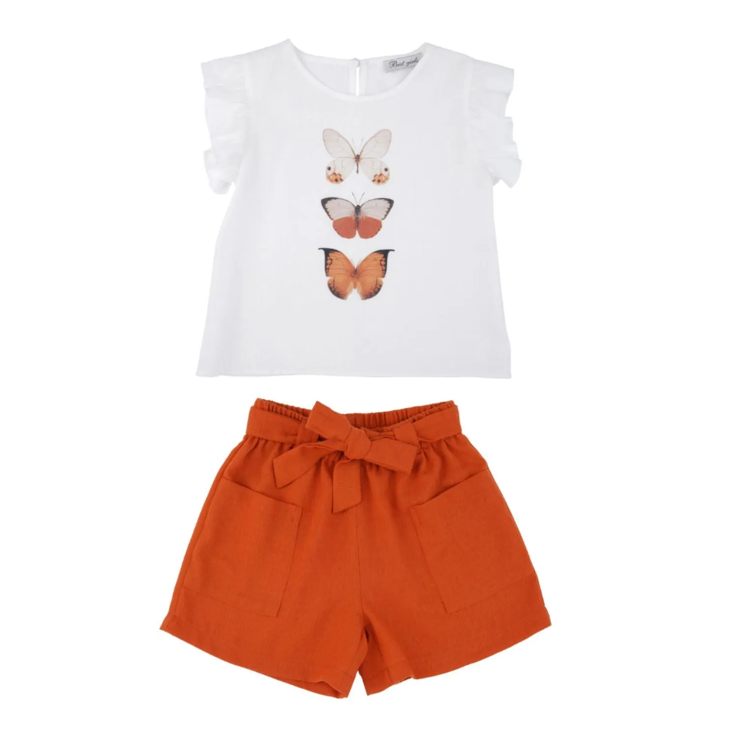 Butterfly Beauty Girls Casual Set