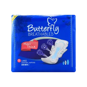 BUTTERFLY BREATHABLES MIXI THICK 9 LARGE