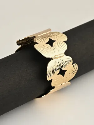 Butterfly Design Glam Bangle Bracelet