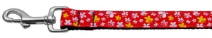 Butterfly Nylon Ribbon Collar Red 1 wide 6ft Lsh