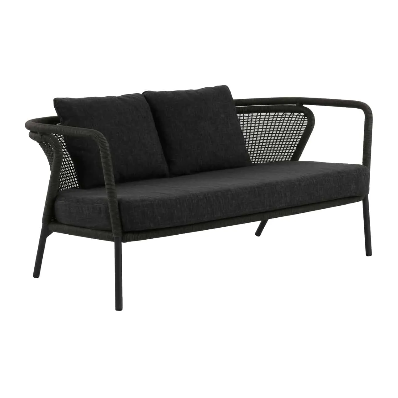 Butterfly Outdoor Rope Sofa (Panama Coal)