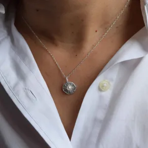 Button Pearl Necklace