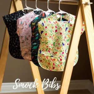 Buttons Smock Bibs