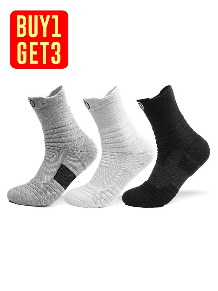 Buy One Get Three Outdoor Low Top Thin Sports Socks