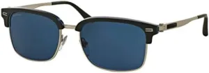 Bvlgari Bv 7026 5357/80 - Sand Grey On Blue Horn/blue By Bvlgari For Men - 54-18-140 Mm Sunglasses  54-18-140 mm