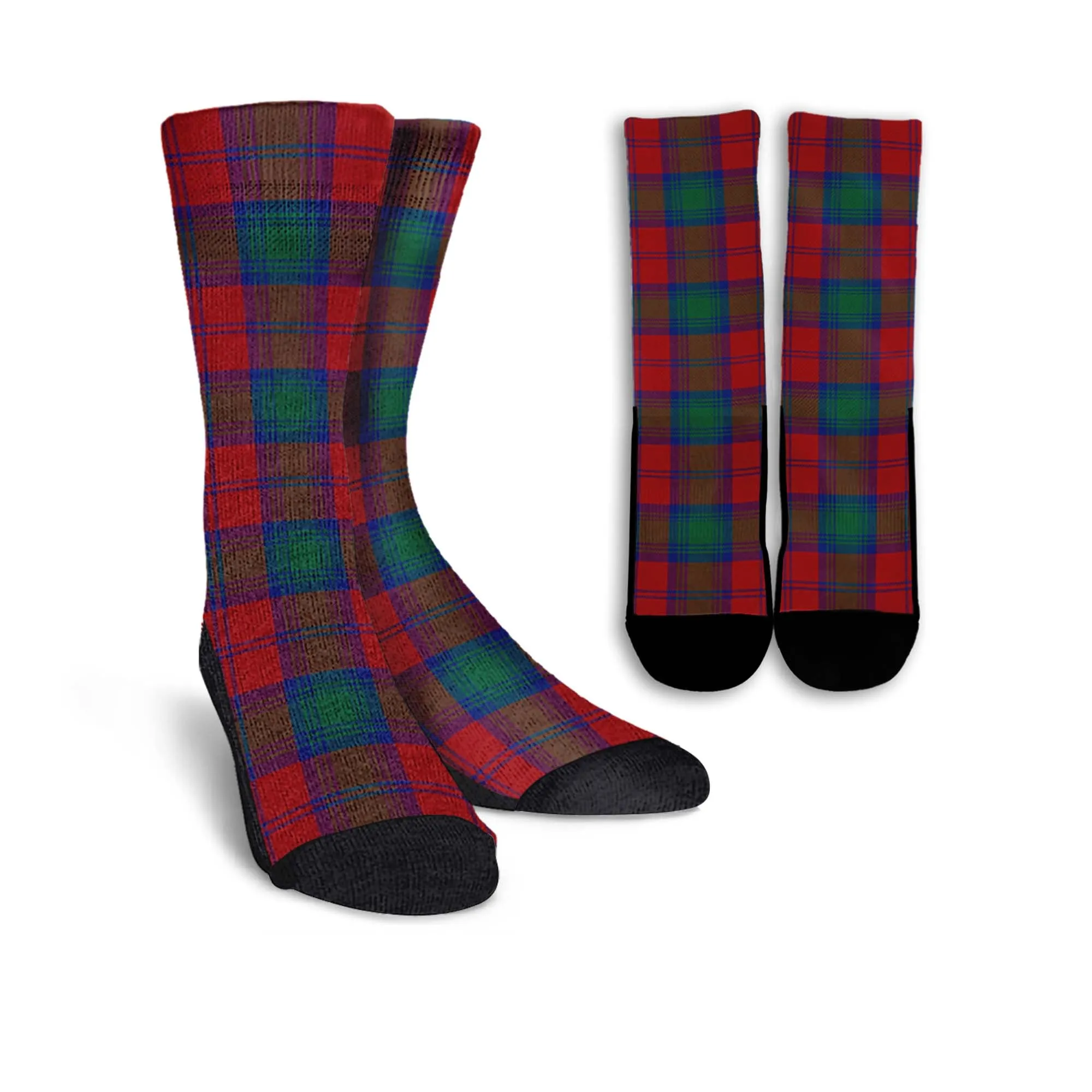 Byres (Byses) Tartan Crew Socks