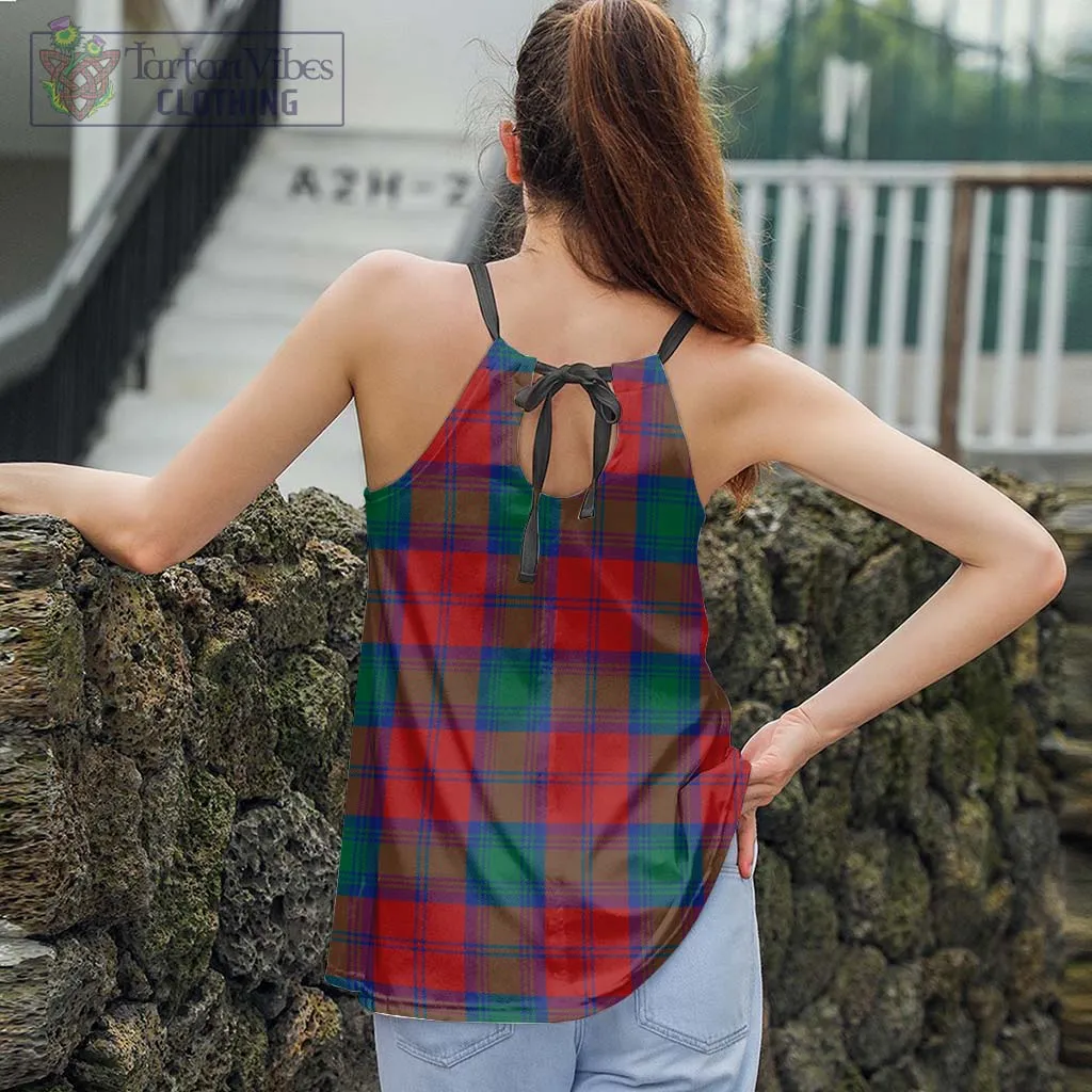 Byres (Byses) Tartan Loose Halter Neck Camisole