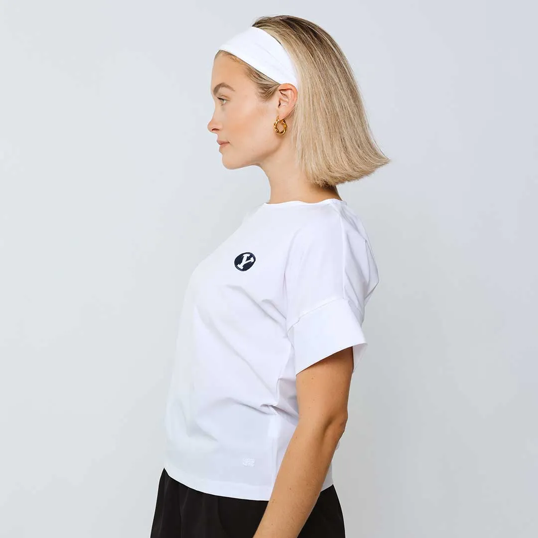 BYU Boss Tee, White