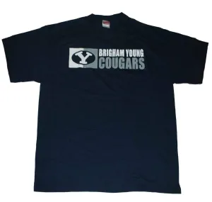 BYU Cougars The Cotton Exchange Navy Cotton T-Shirt (L)