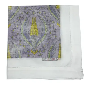 Byzantine Jewel Lilac 22X22 Hemstitch Napkin, Set of 4