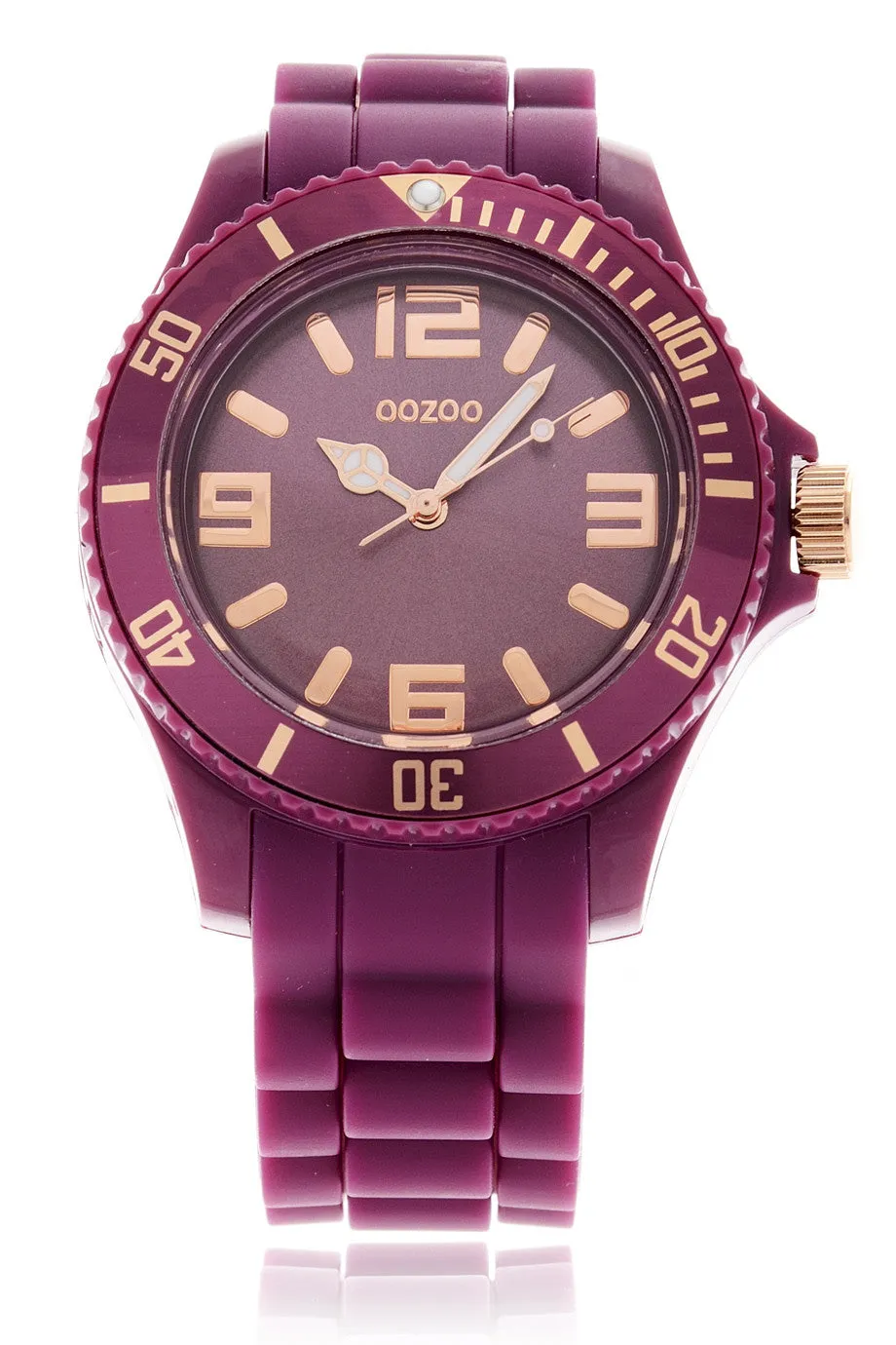 C5045 AUBERGINE Silicone Watch