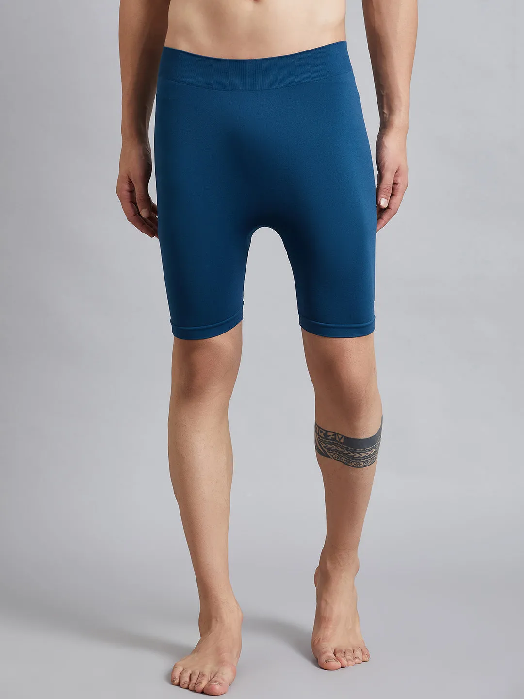 C9 AIRWEAR Men Mid Rise Cycling Shorts - Navy