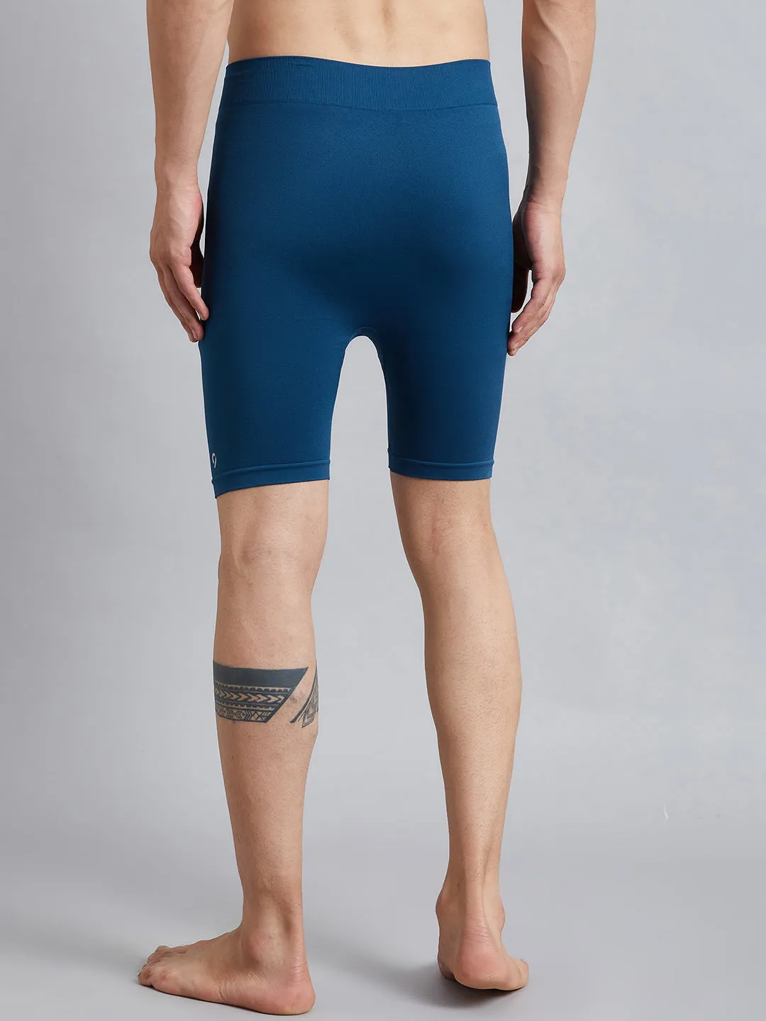 C9 AIRWEAR Men Mid Rise Cycling Shorts - Navy