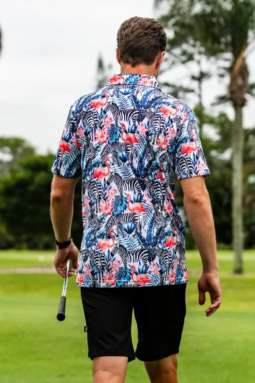 CA Funky Golf Shirt | Mingos & Zebbies