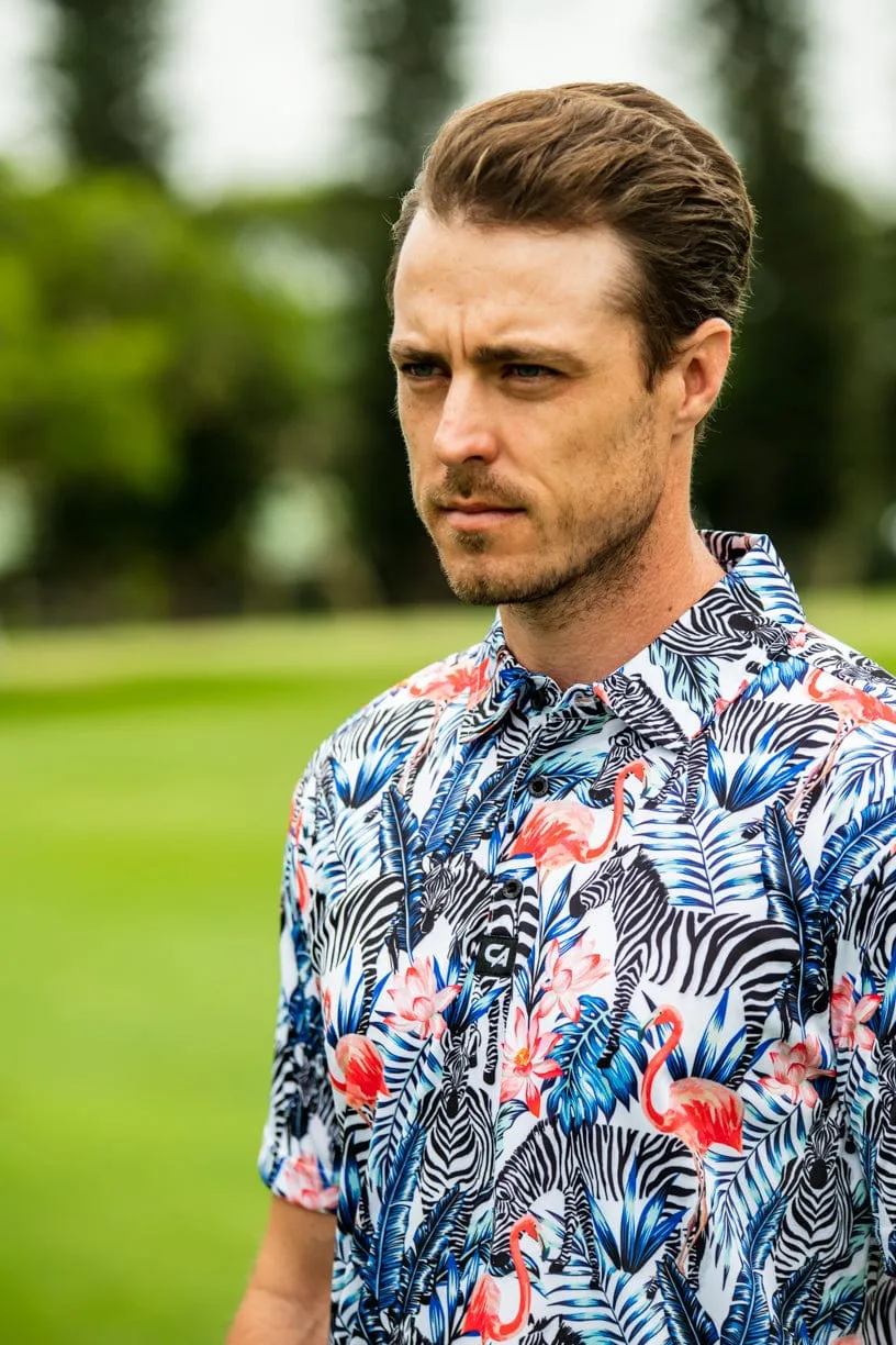 CA Funky Golf Shirt | Mingos & Zebbies