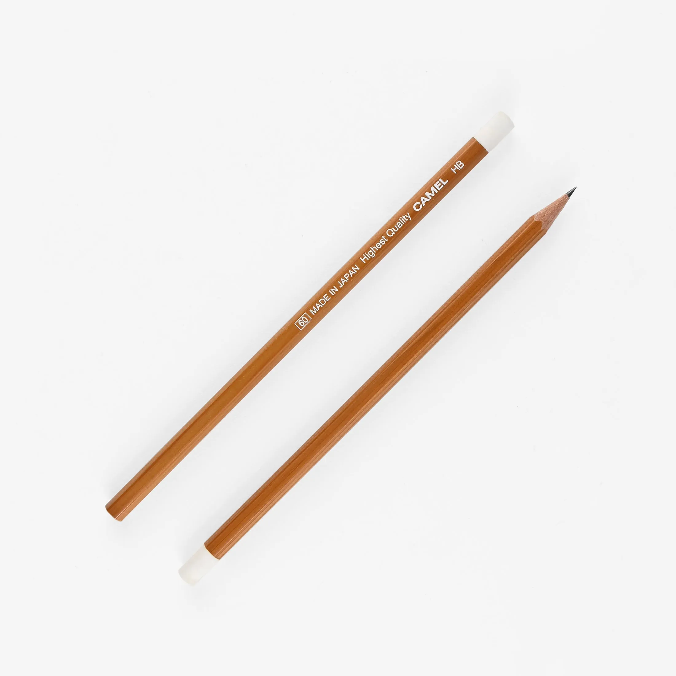 CA-P4 Natural Wood Pencil HB White Eraser