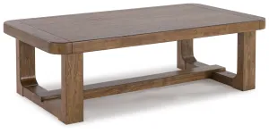 Cabalynn - Light Brown - Rectangular Cocktail Table