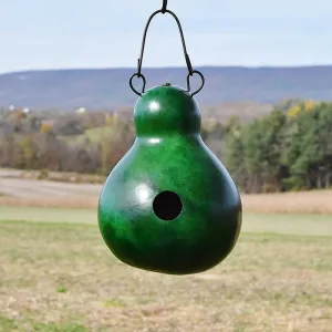 Cabin Gourd Birdhouse, Choose from 4 Colors