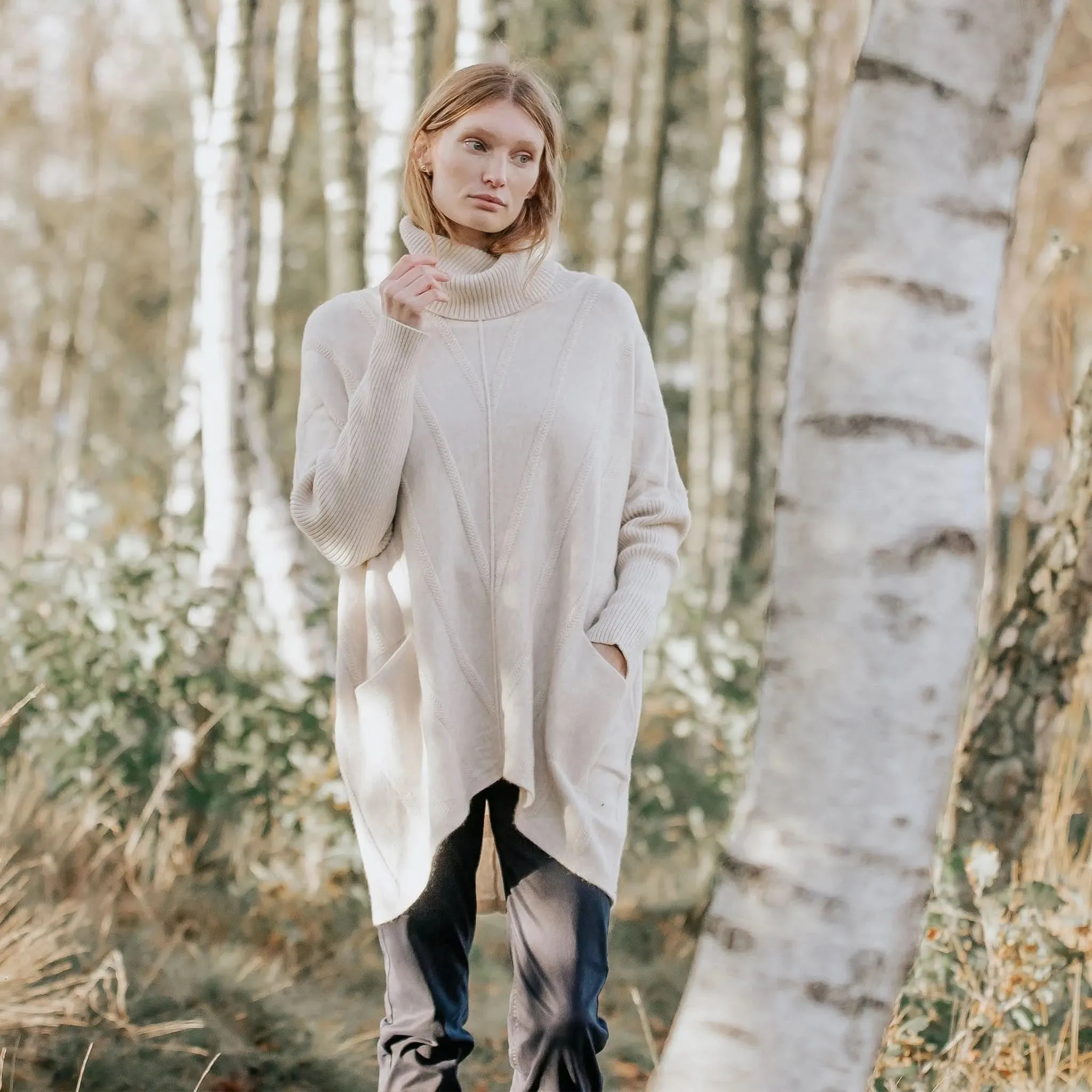 Cable Knit Oat Jumper