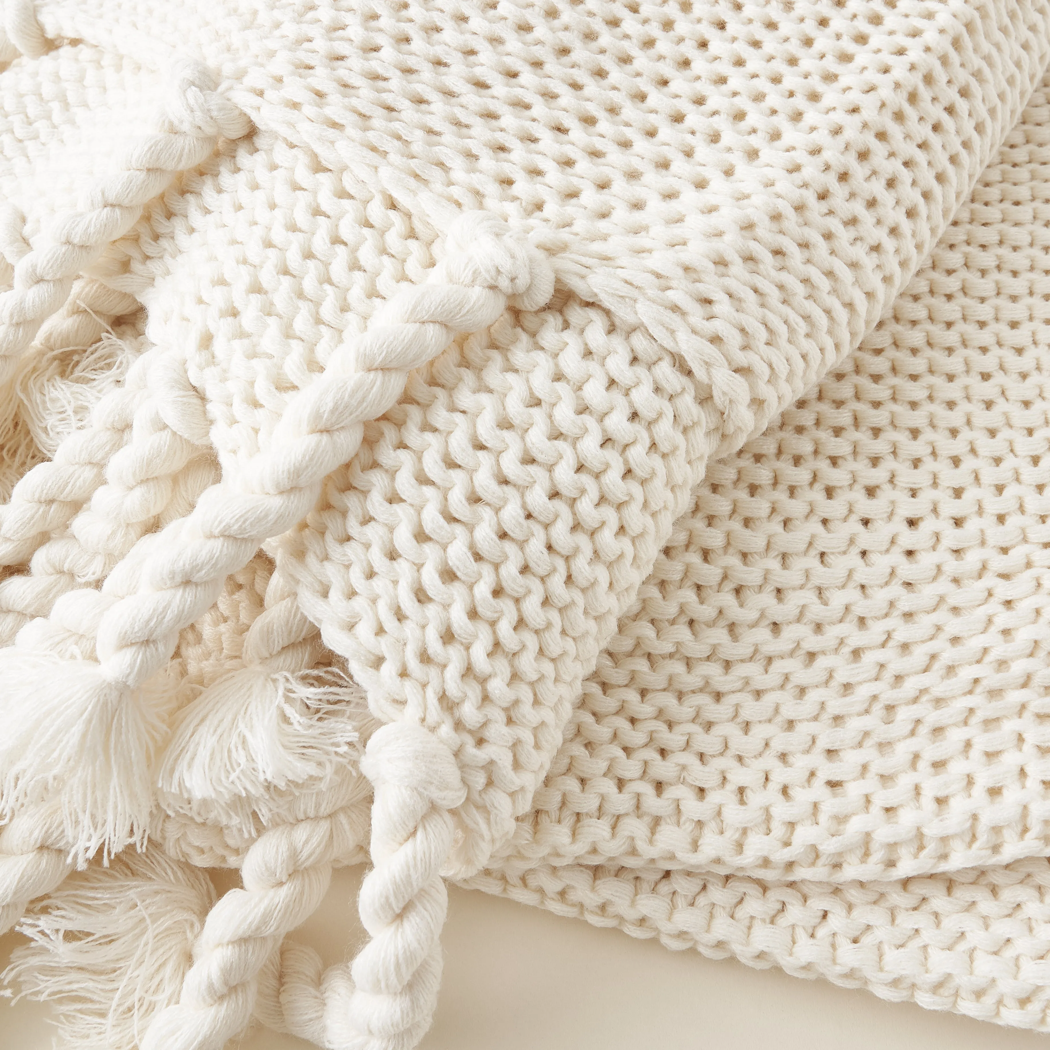 Cable Knit Throw