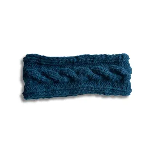 cable knit wool headband