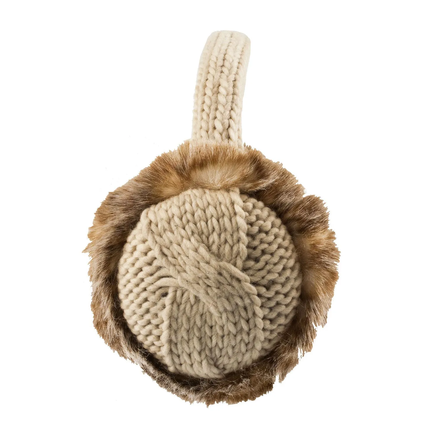 Cable Knitted Earmuffs