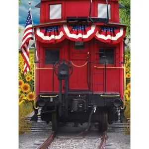 Caboose Printed Backdrop