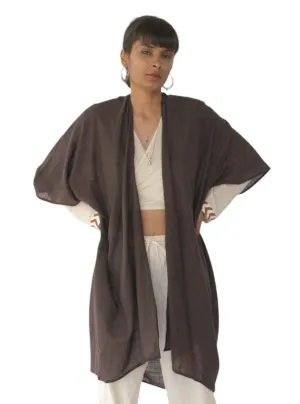 Cacao Organic Cotton Shrug