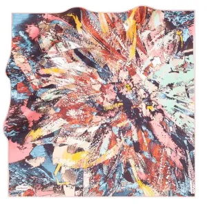 Cacharel Floral Explosion Silk Scarf No. 91