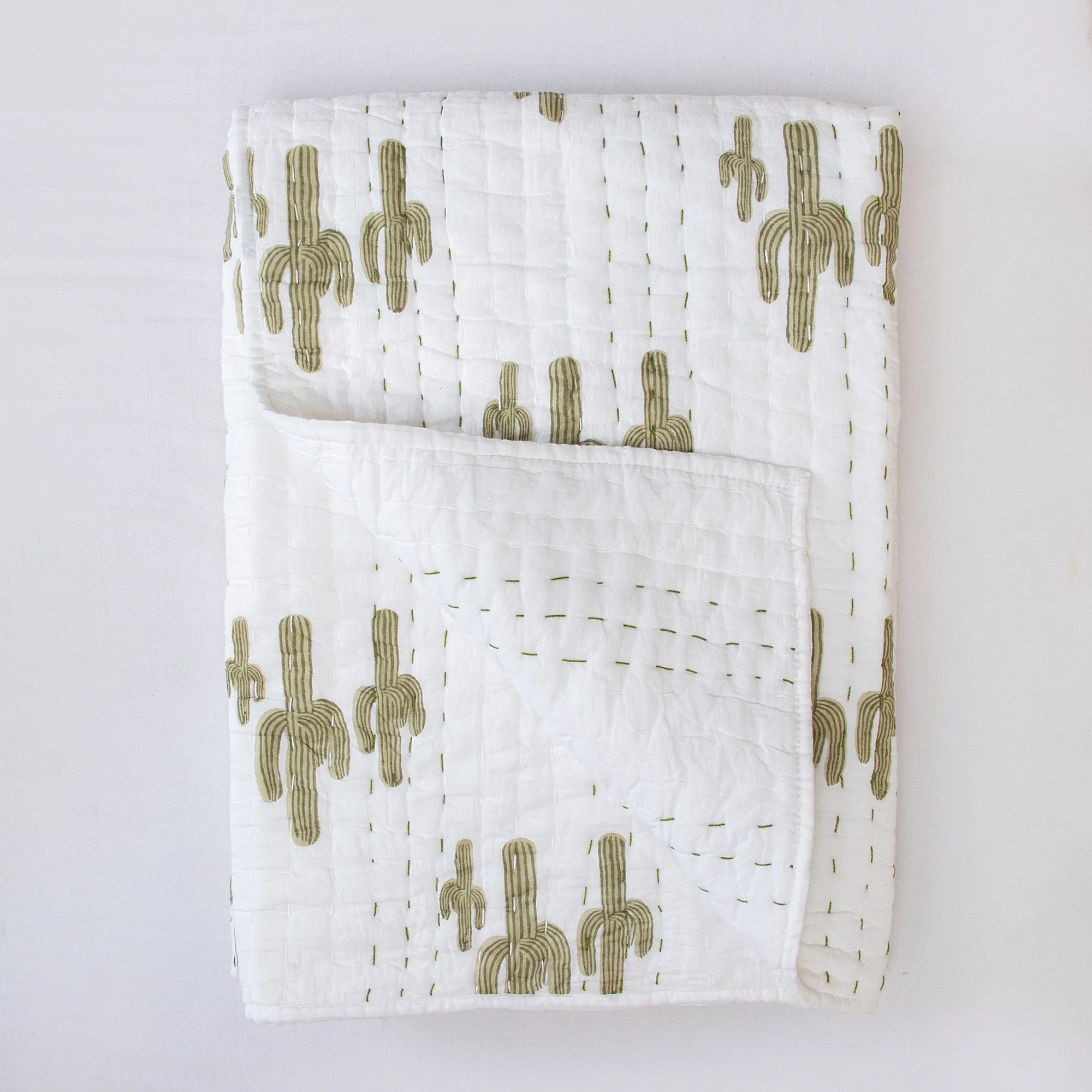 Cactus Soft Mulmul Cotton Baby Newborn Receiving Blanket