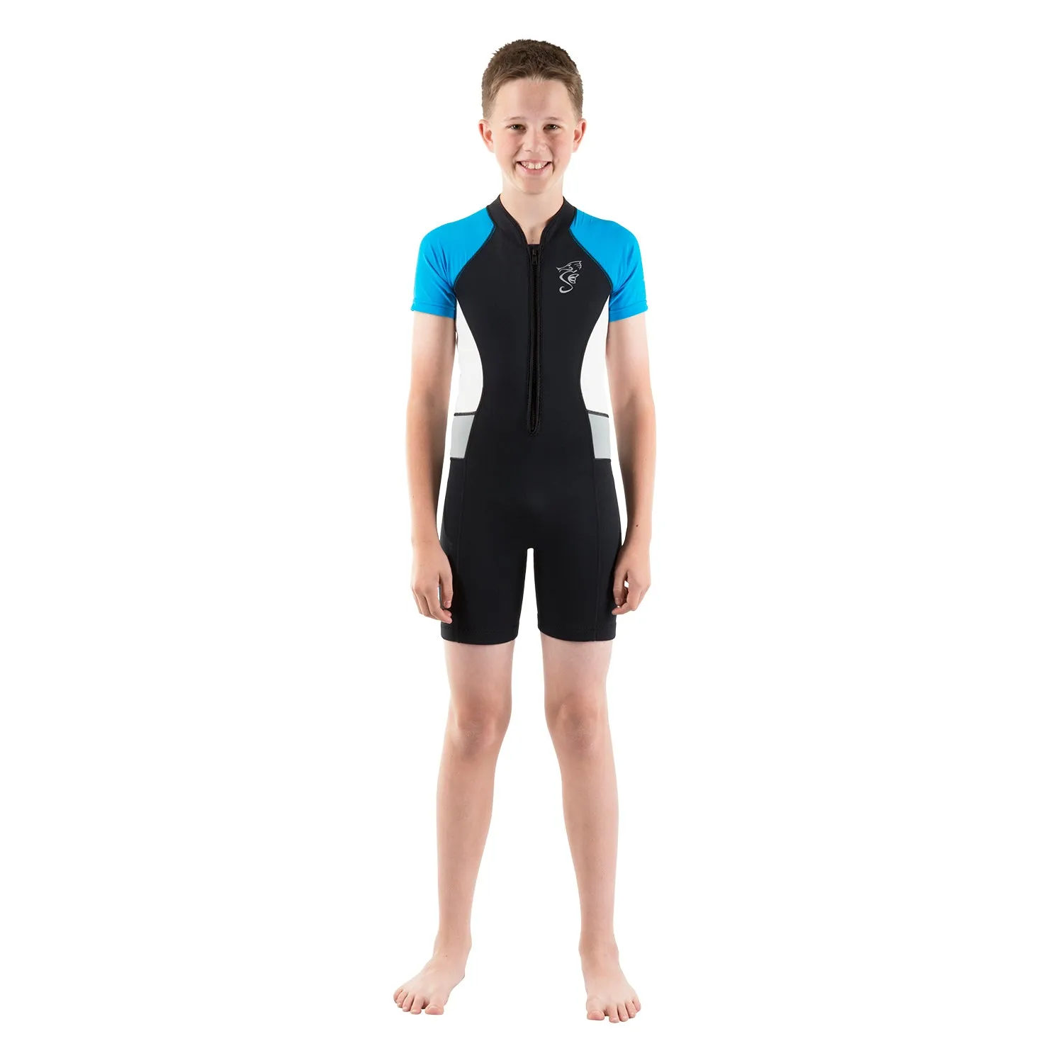 Cadet Kids 2mm Shorty Wetsuit - Blue