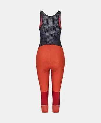 CAFE DU CYCLISTE  Adrienne 3/4 Length Thermal Women Bib Shorts - Rouille