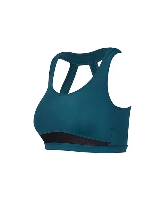 CAFE DU CYCLISTE Lisa Cycling Bra - Alpine Green