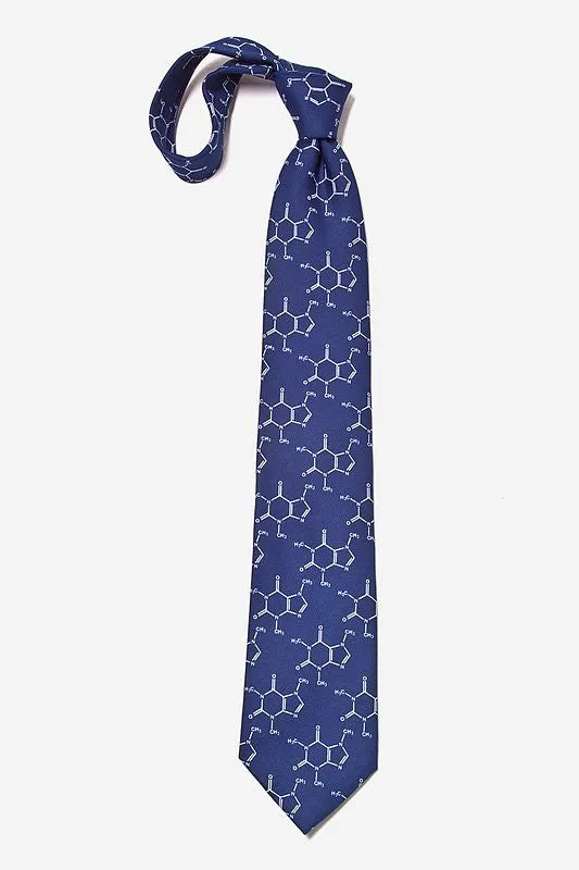 Caffeine Molecule Tie